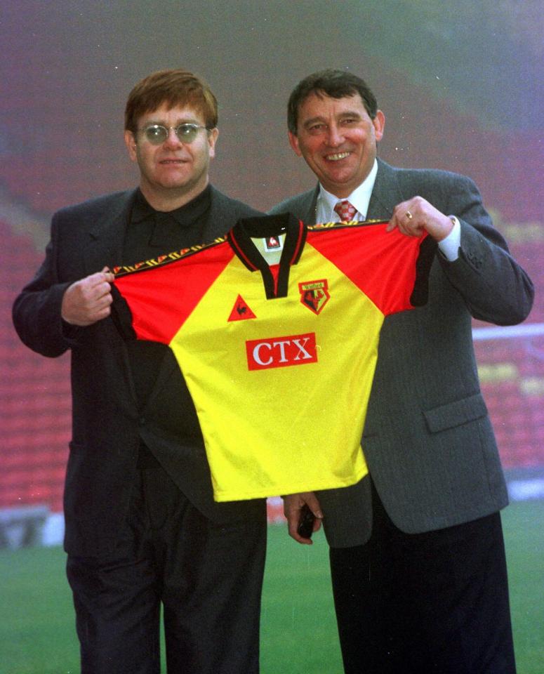  Footy legend Taylor was good friends with singer Elton John after their years at Watford FC together