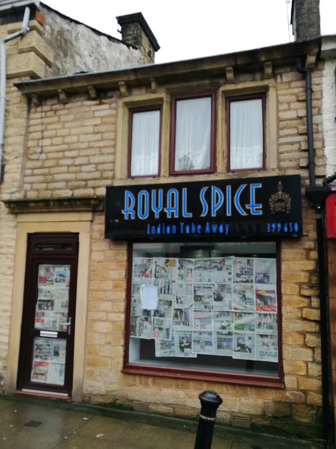  She had just eaten a meal from The Royal Spice takeaway in Oswaldtwistle, Lancashire