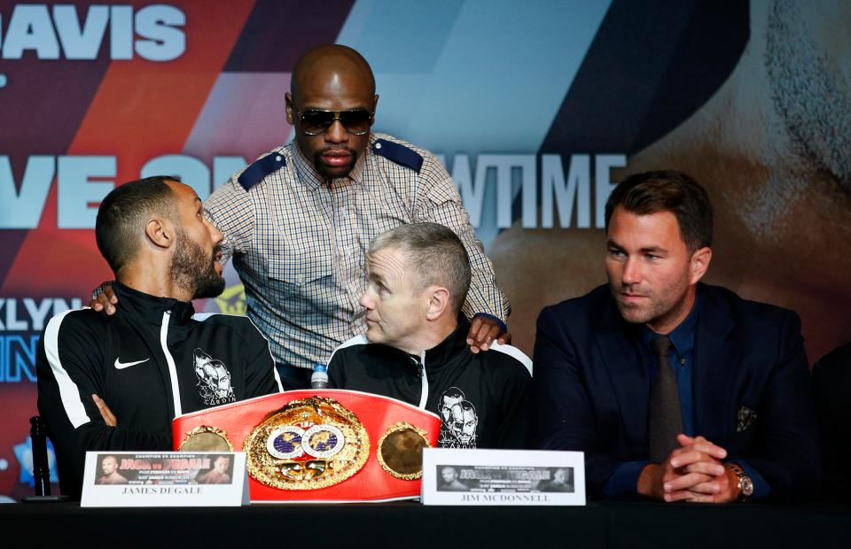  Eddie Hearn joined in by saying James DeGale is one of the best in the world