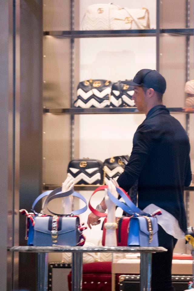  Cristiano Ronaldo went handbag shopping for girlfriend Georgina Rodriguez