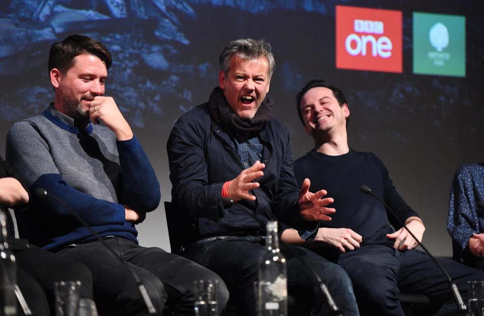  Andrew Scott (far right) appeared with other cast and crew from the episode at the screening at the BFI