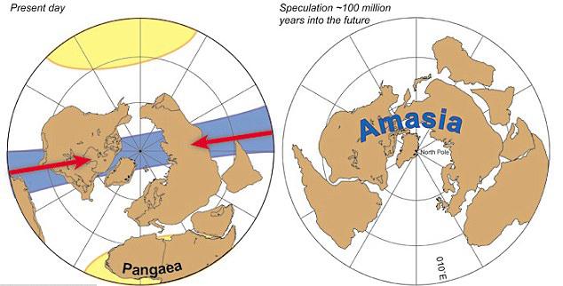  What Earth will look like in 250 million years: Simulations show new MEGACONTINENT called Amasia in unprecedented detail