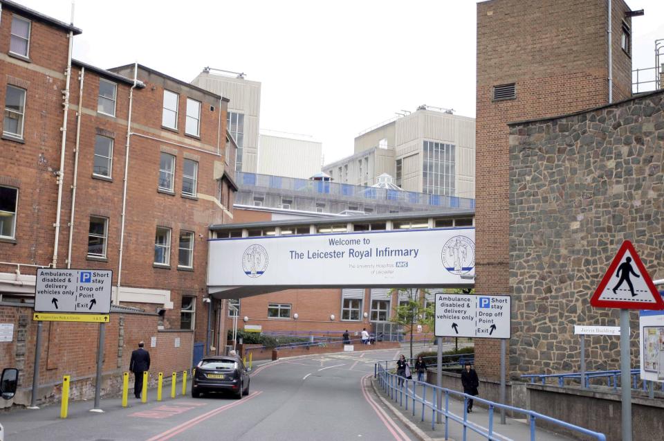  Leicester Royal Infirmary Hospital had a water tank break last night, sparking chaotic scenes