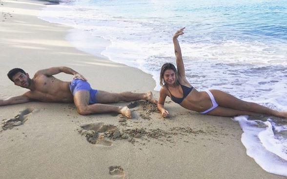  Loved-up couple Lottie Moss and Alex Mytton settled into Caribbean life