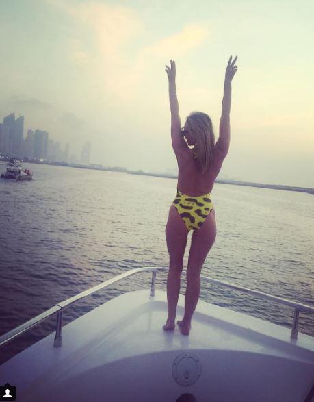  Towie's Amber Dowding has been in Dubai with Kate Wright