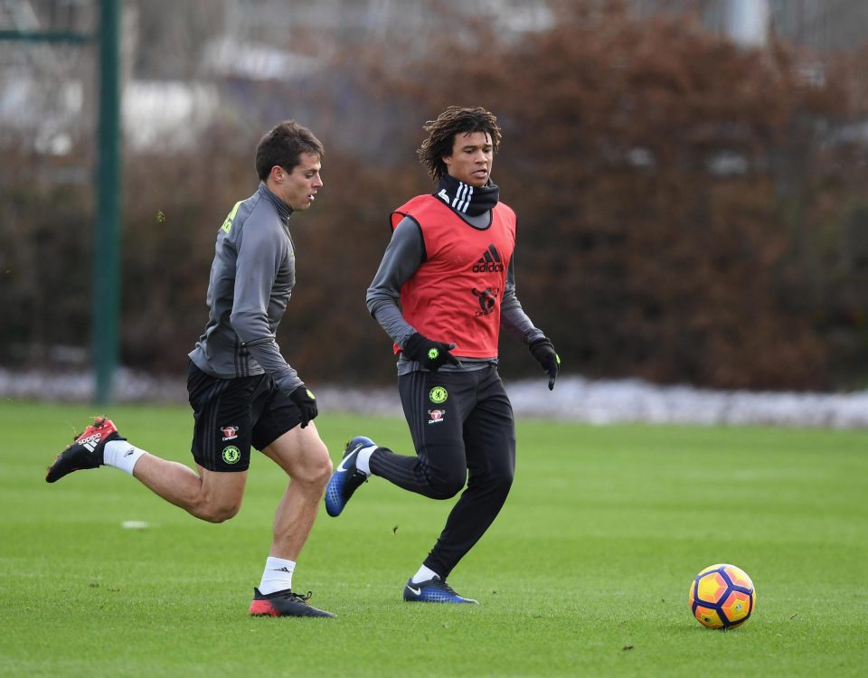  Nathan Ake trained for the first time since returning form his loan at Bournemouth