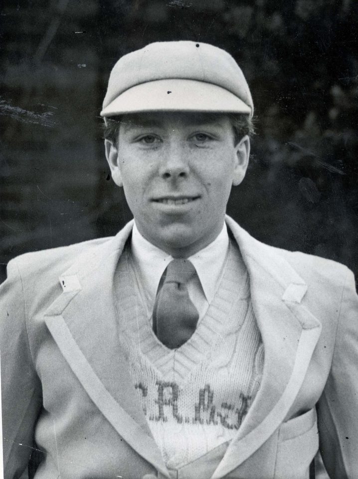  Lord Snowdon in his Cambridge boat race crew photo, 1950