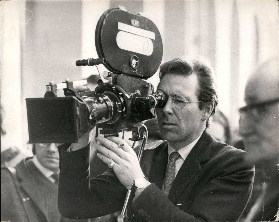  Professional filmmaker Lord Snowdon at Crufts Dog Show in 1969