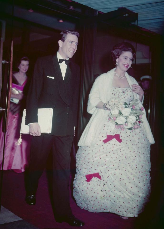  Lord Snowdon with the Queen's sister Princess Margaret in May 1960