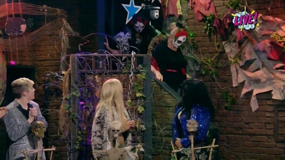  Chloe, Jessica Cunningham and Kim Woodburn surprised housemates with their entrance