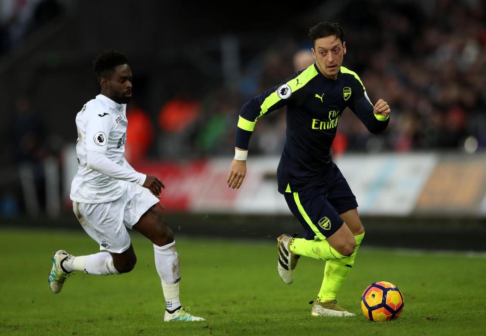  Mesut Ozil's Gunners future is also unclear