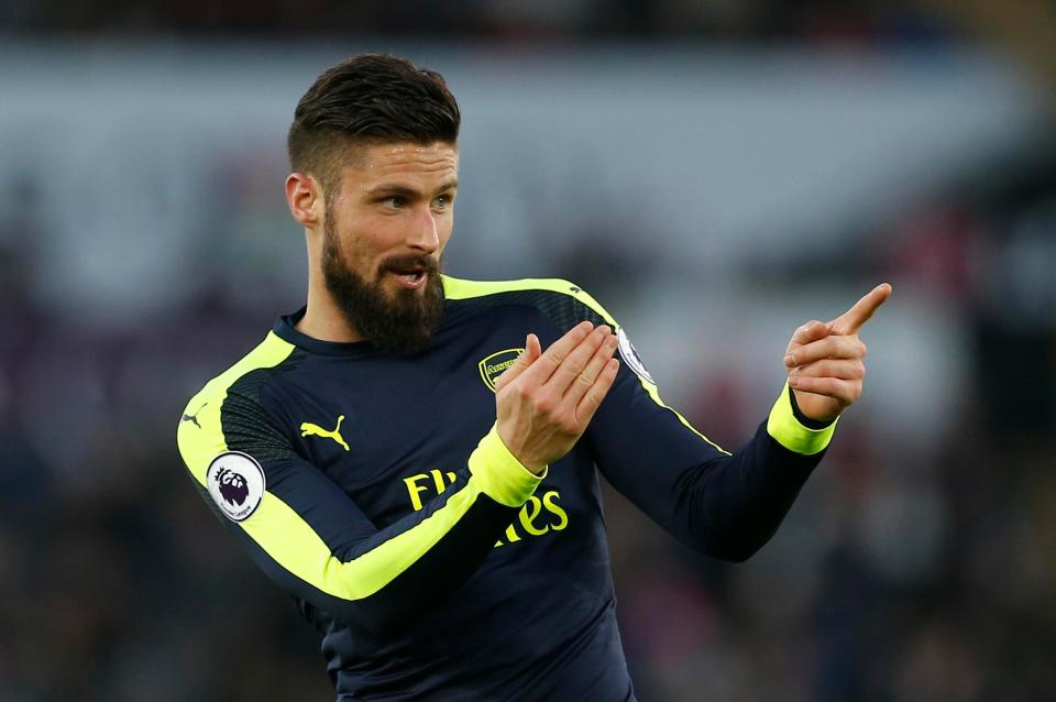  Olivier Giroud admits the Chinese Super League is a tempting prospect