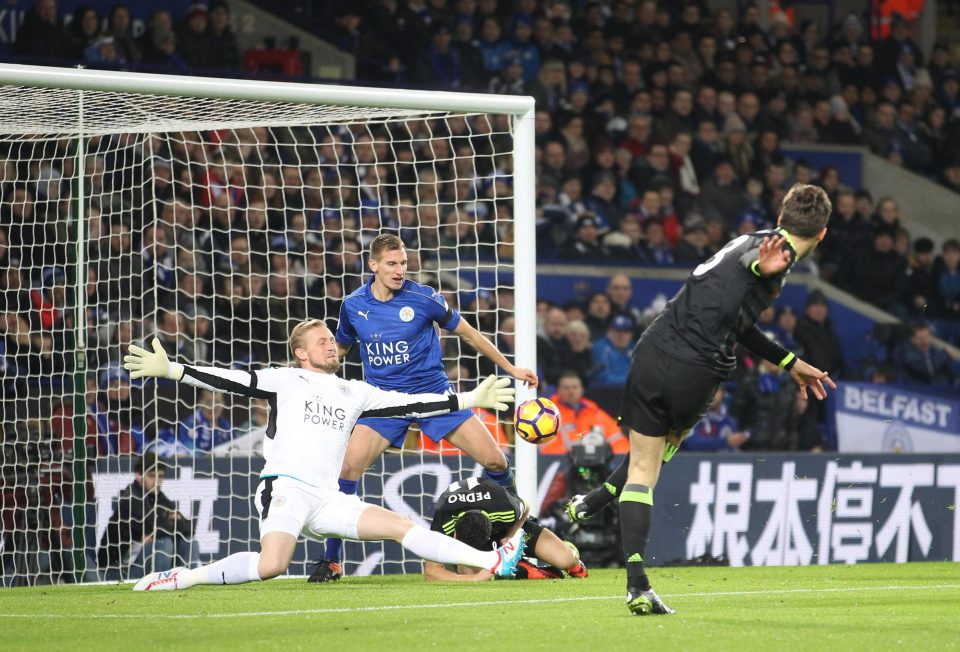  Marcos Alonso fires in the first