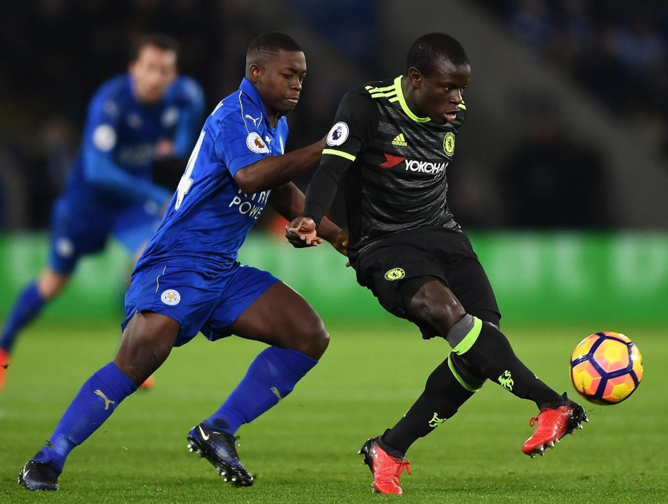  N'Golo Kante helped Chelsea run out 3-0 winners against his old Leicester side