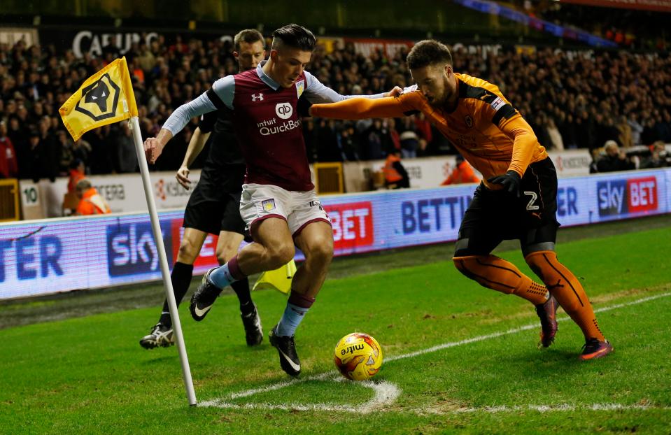  Jack Grealish has improved his form and reputation at Aston Villa this season