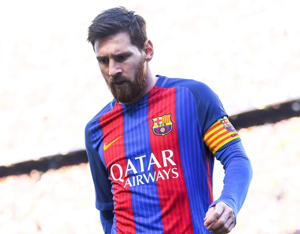  Lionel Messi has to settle for second in the list