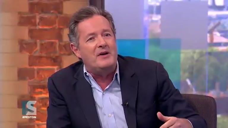  The Good Morning Britain host laid into his co-star for "snarling" at him