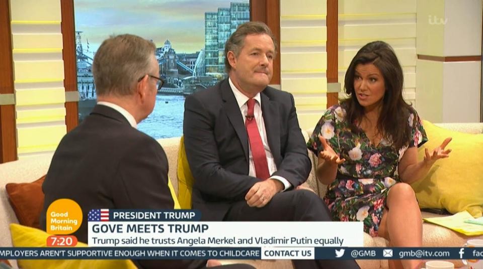  The MP was speaking to Good Morning Britain about his meeting at Trump Tower