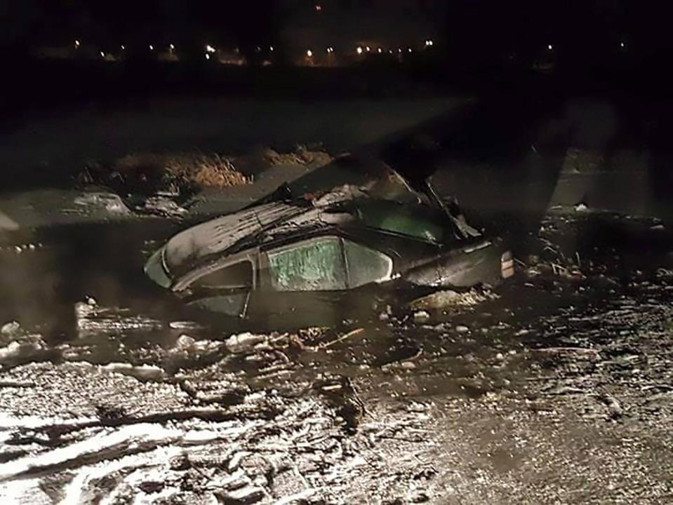  The automotive calamity took place in Poland where officers found no one at the scene