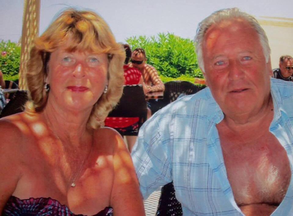  Former plumber John Welch, 74, and his partner Eileen Swannack, 73, from Wiltshire, who were among the 30 Britons killed