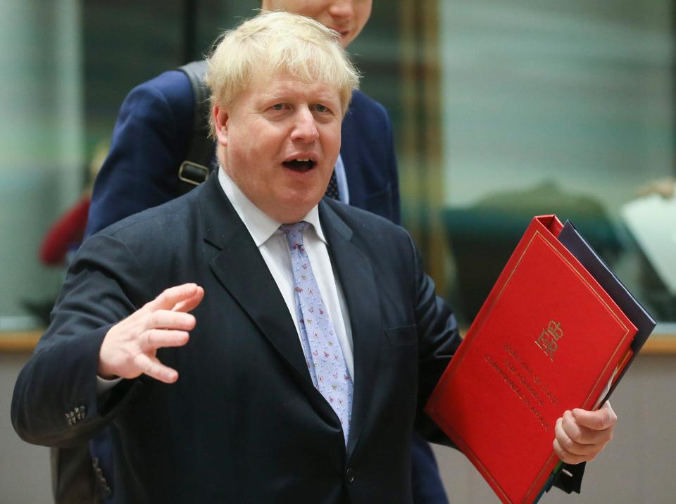  Boris Johnson welcomed news of the proposed new UK-US trade deal