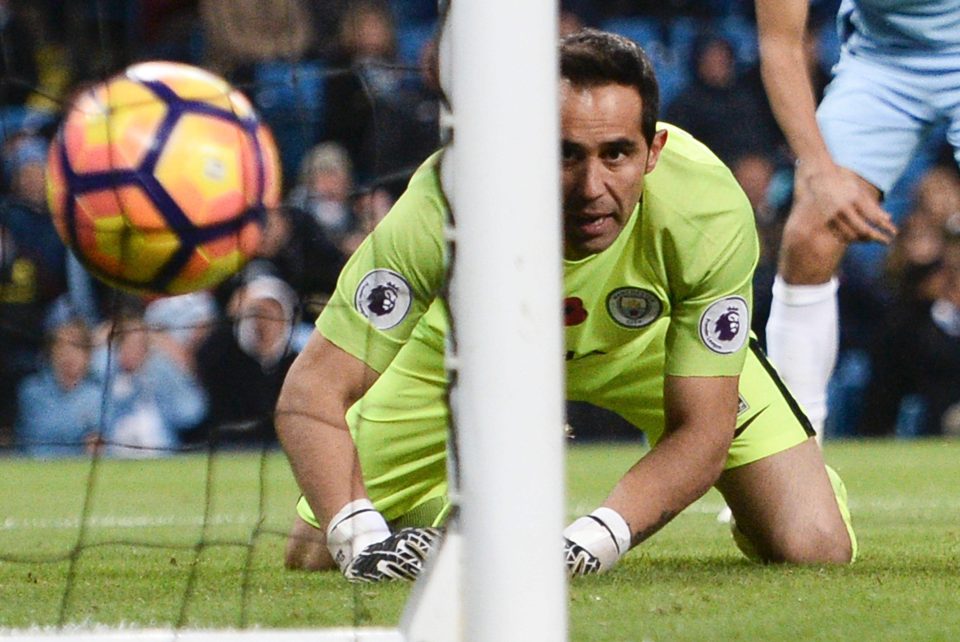  Claudio Bravo has hardly inspired confidence