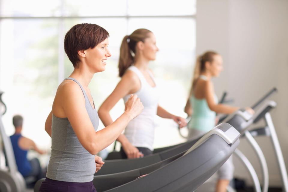  As long as the number of calories burned stays the same, it makes no odds if you run full-speed on the treadmill, or at moderate intensity