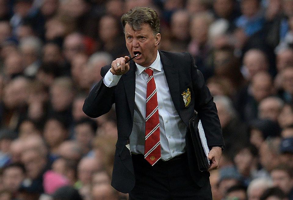  Louis Van Gaal won the FA Cup as United boss but could not offer more than that