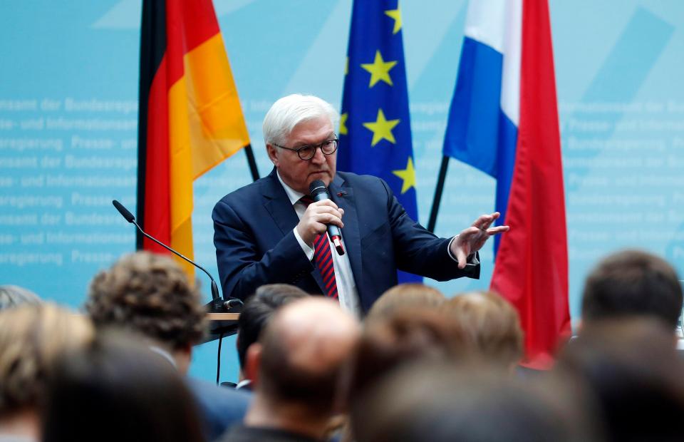  Germany's foreign minister Frank-Walter Steinmeier said Theresa May had "finally brought a bit more clarity" to her plans