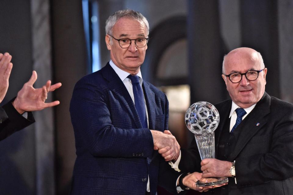  Ranieri has recently been named as the FIFA Coach of the Year