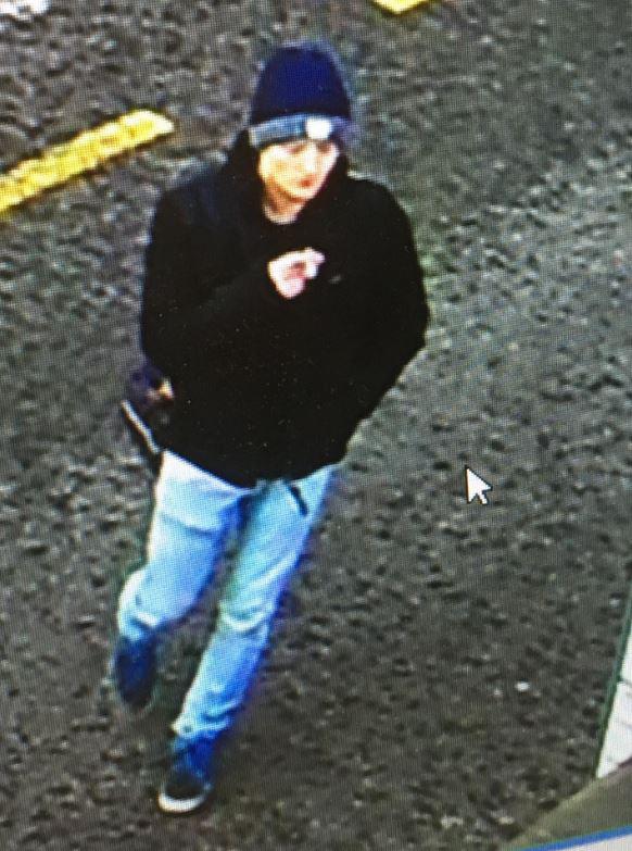  Surrey Police have released CCTV footage of a man they want to speak to over the assault which happened between 3pm and 5.45pm on January 10