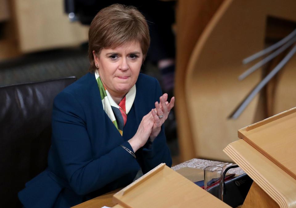  Nicola Sturgeon said her party would 'stop the march towards a hard Brexit'