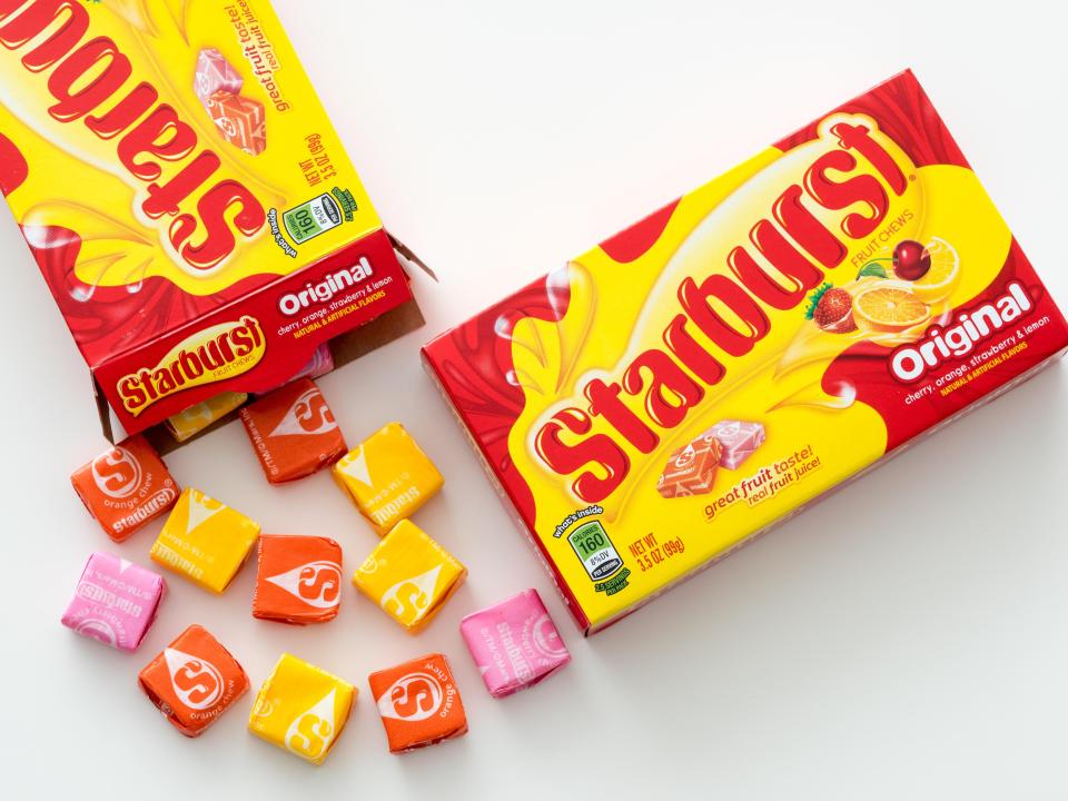  Starburst used to be known as Opal Fruits