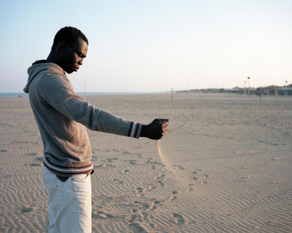  Daniel Castro Garcia's portrait of Aly Gadiaga, Catania, Sicily