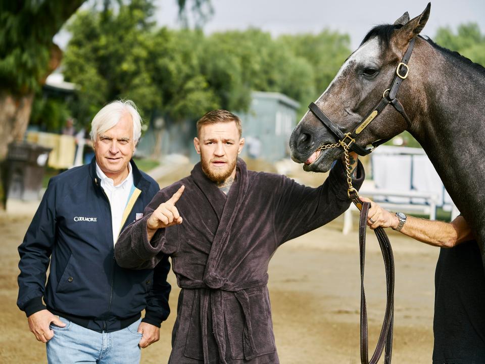  Conor McGregor - with his clothes on - and a horse