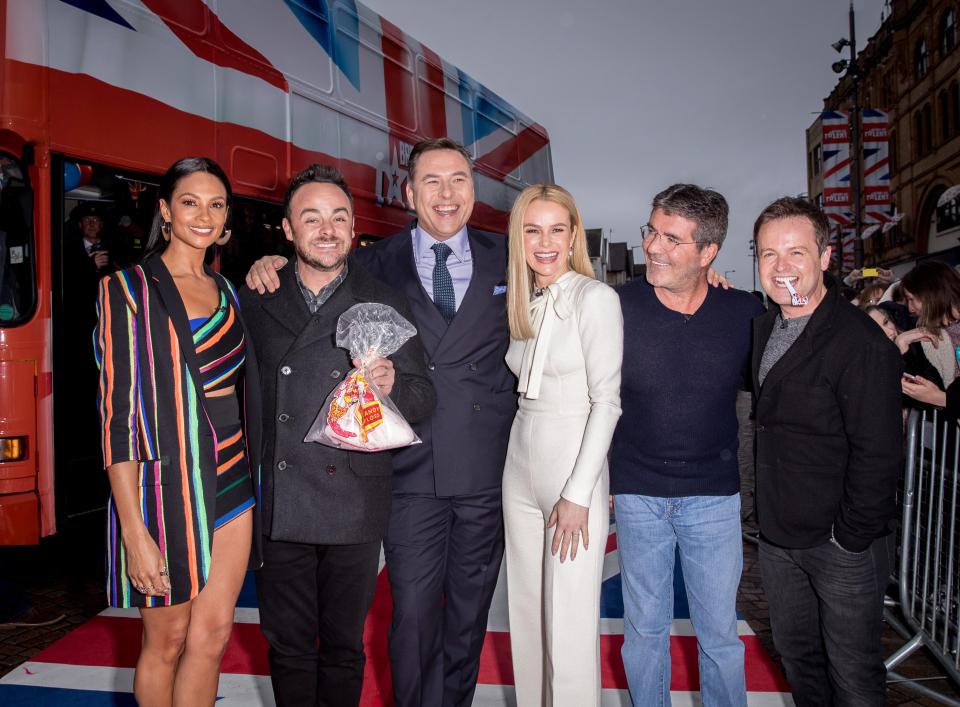  Britain's Got Talent Judges Simon, David, Alesha Dixon, Amanda Holden and hosts Ant and Dec kicked off auditions this month