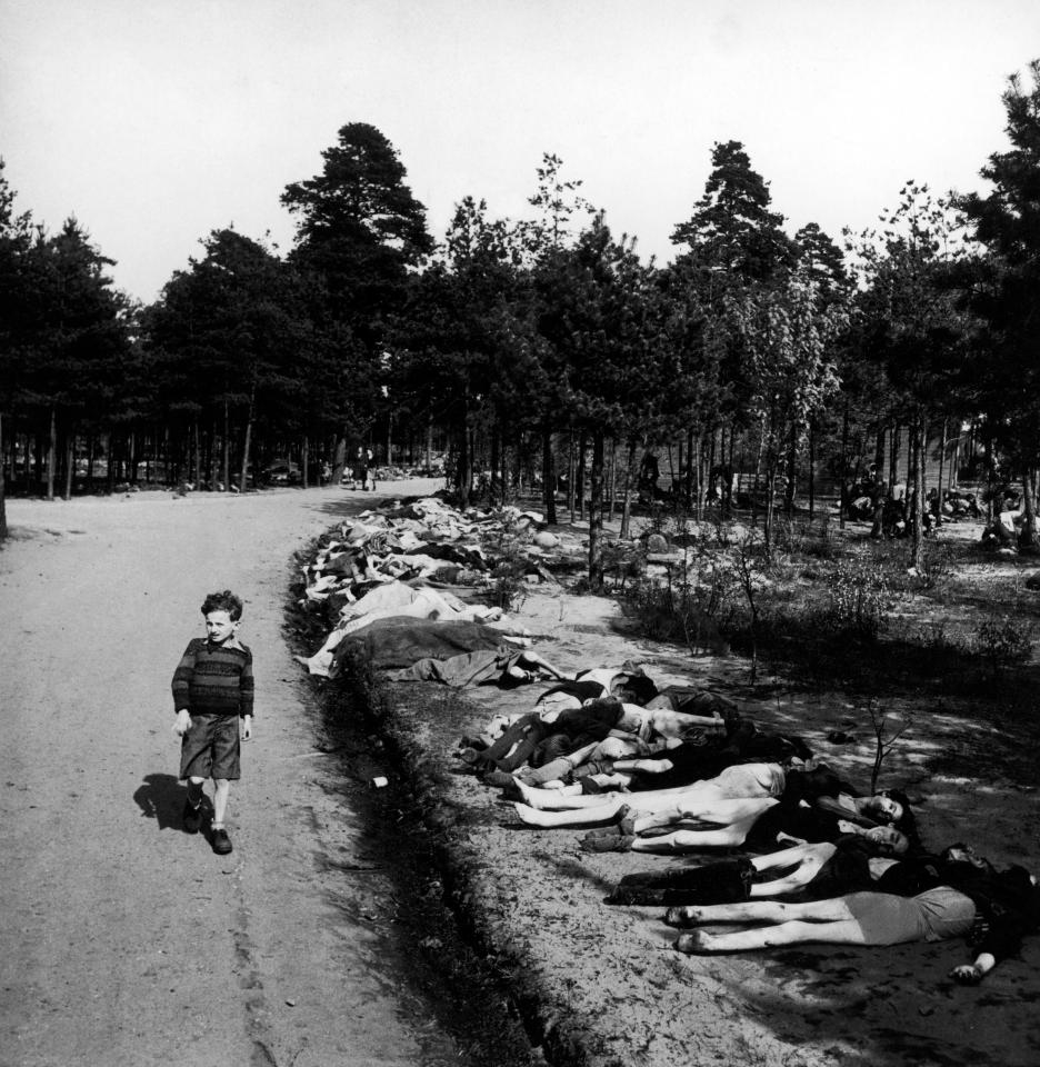  Outbreaks of both typhus and dysentery meant that prisoners at Belsen were dying at a rate of 500 people per day