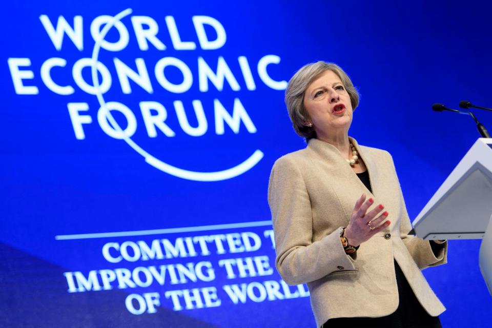  Theresa May promised today to make Britain "open for business"