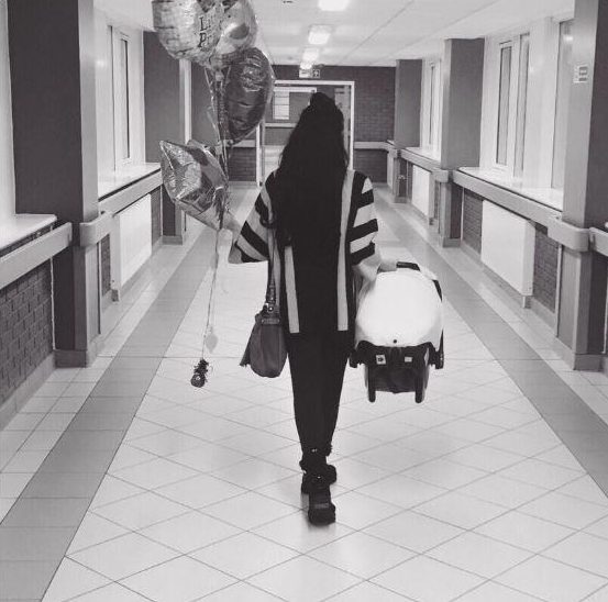  Steph welcomed her son at a hospital in her native Liverpool