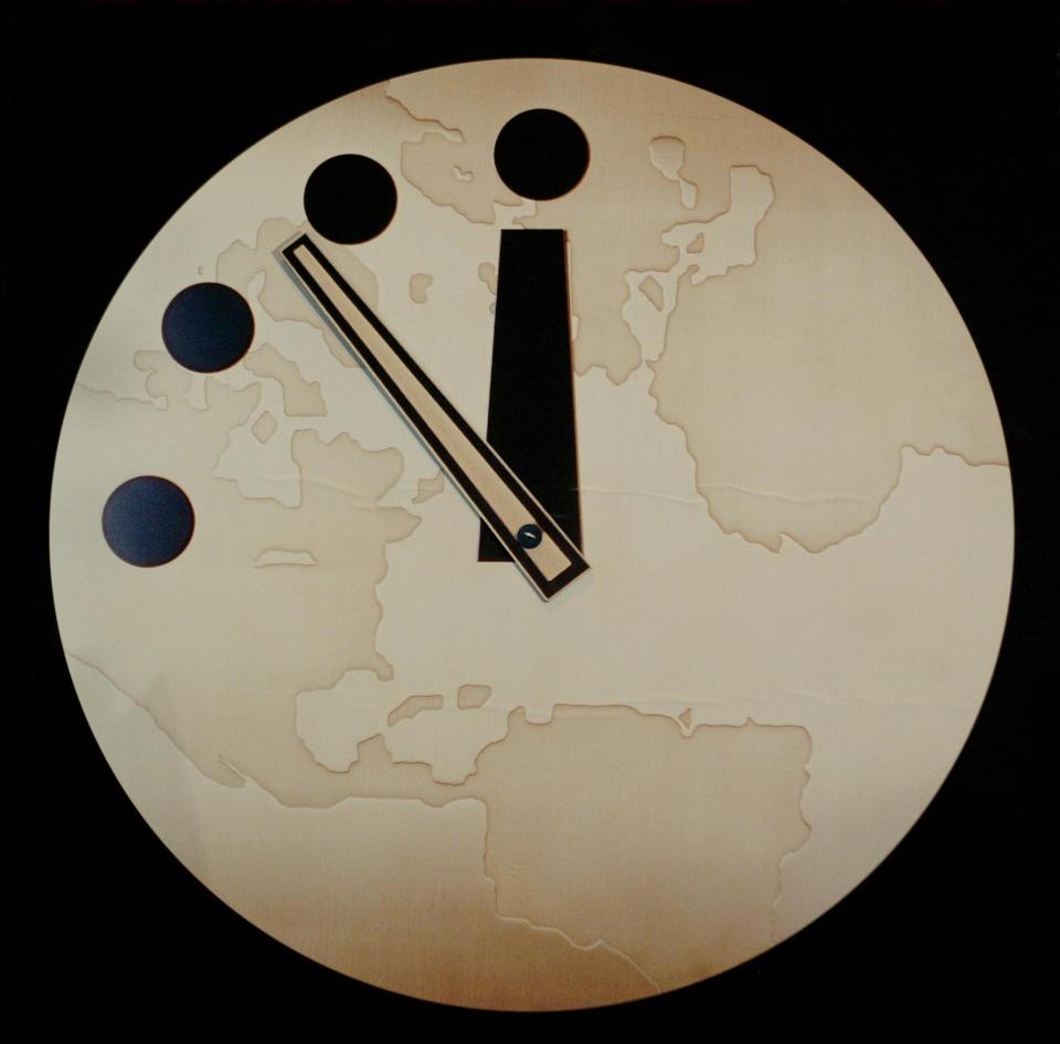  The Doomsday Clock guages how close humanity is thought to be to total annihilation