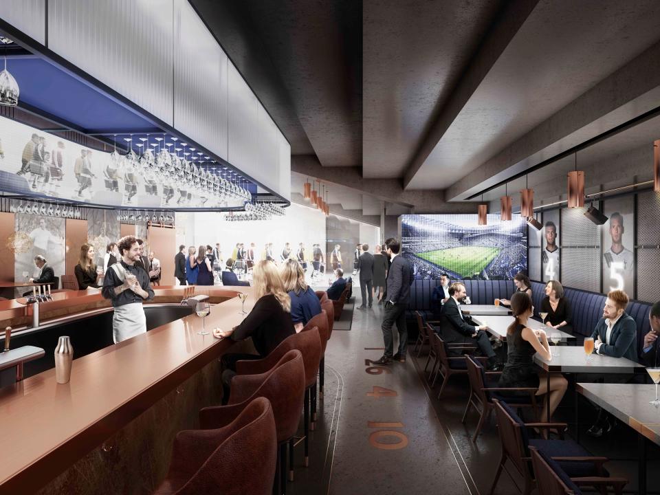  The Tunnel Club is where paying punters can watch the players tunnel through glass