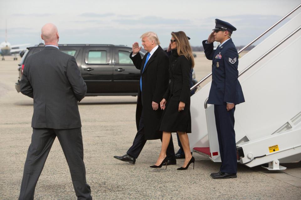  Trump will be officially sworn in on Friday morning after taking the oath of office around noon local time