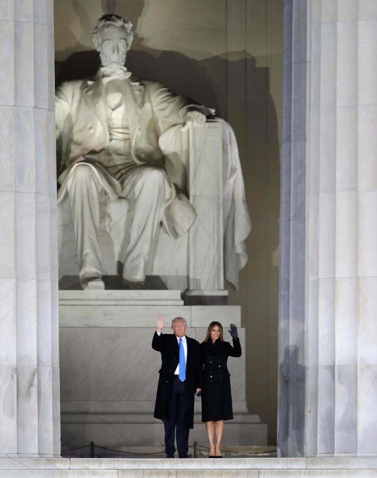  The real estate mogul was sworn in as the 45th President in DC earlier today