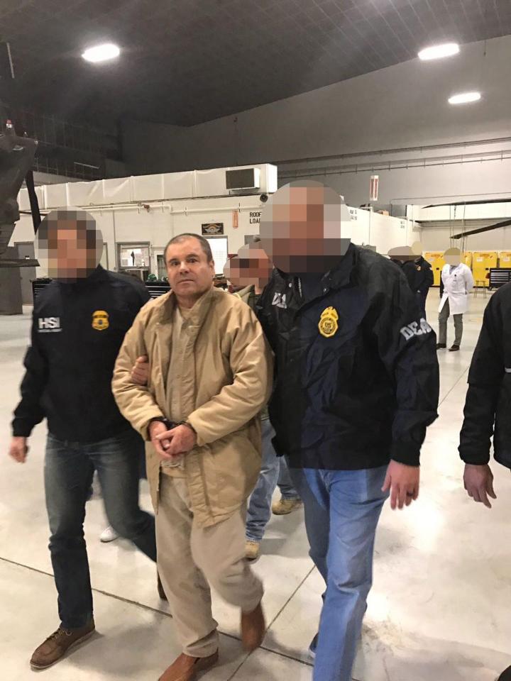  El Chapo looks like a different man after months in custody