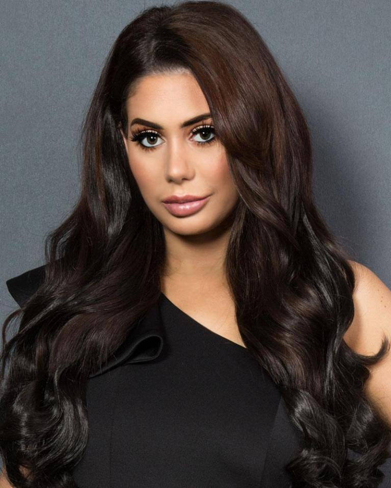  The TV star looks a world away from her Geordie Shore days