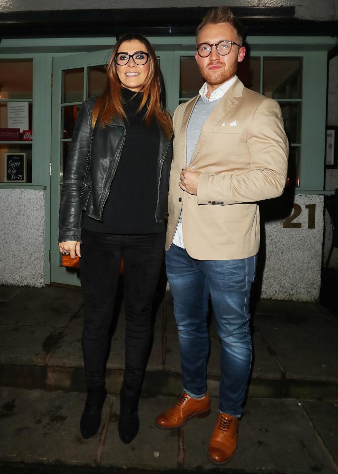  She also brought along her other half Matt Baker for a night out at Giggs's restaruant on Thursday