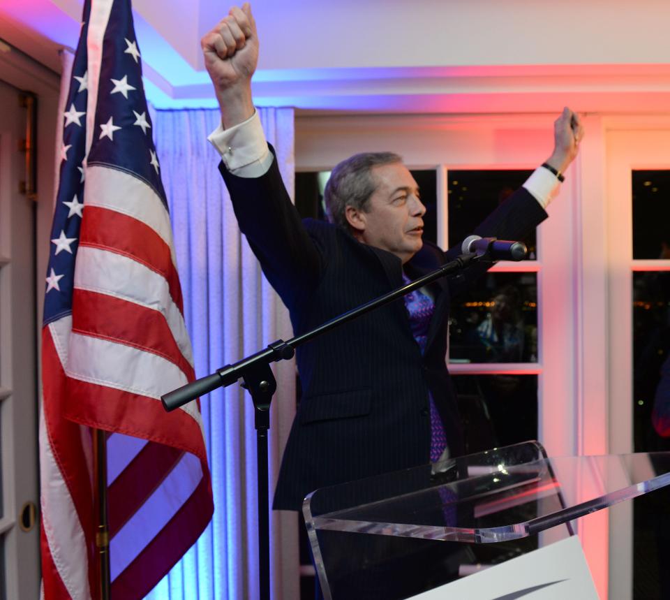  Mr Farage was the first UK politician to meet with Mr Trump following his election win