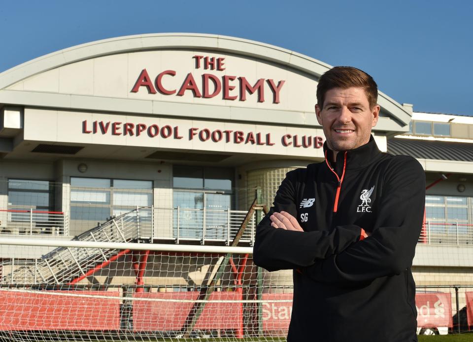  Steven Gerrard is back at Liverpool after taking up a role as an academy coach