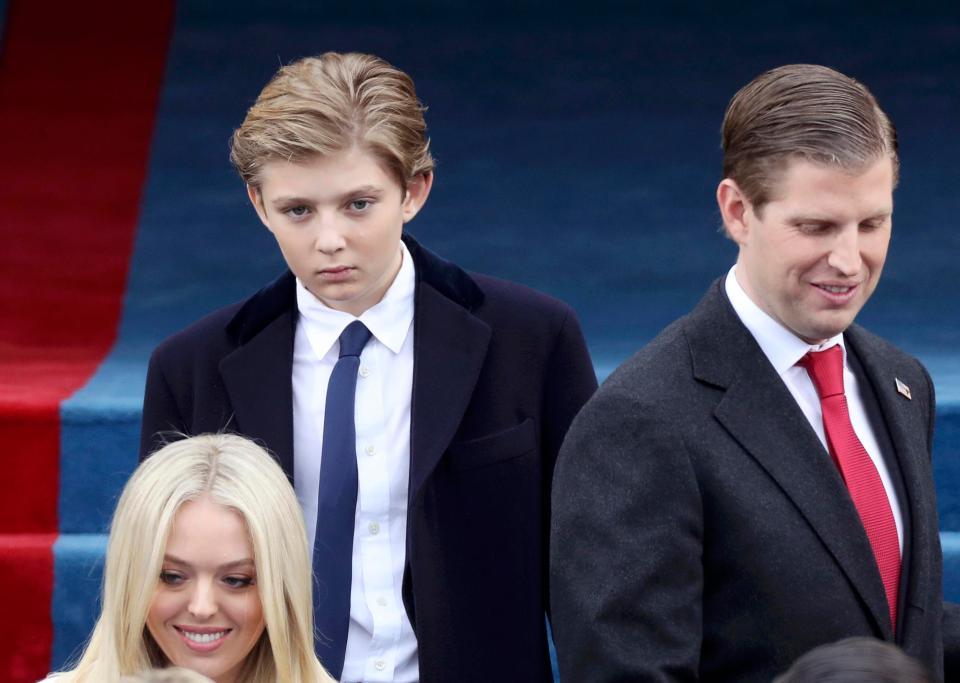  Barron Trump will be expected to attend events with his president dad, but he'll also be allowed friends over to the White House too