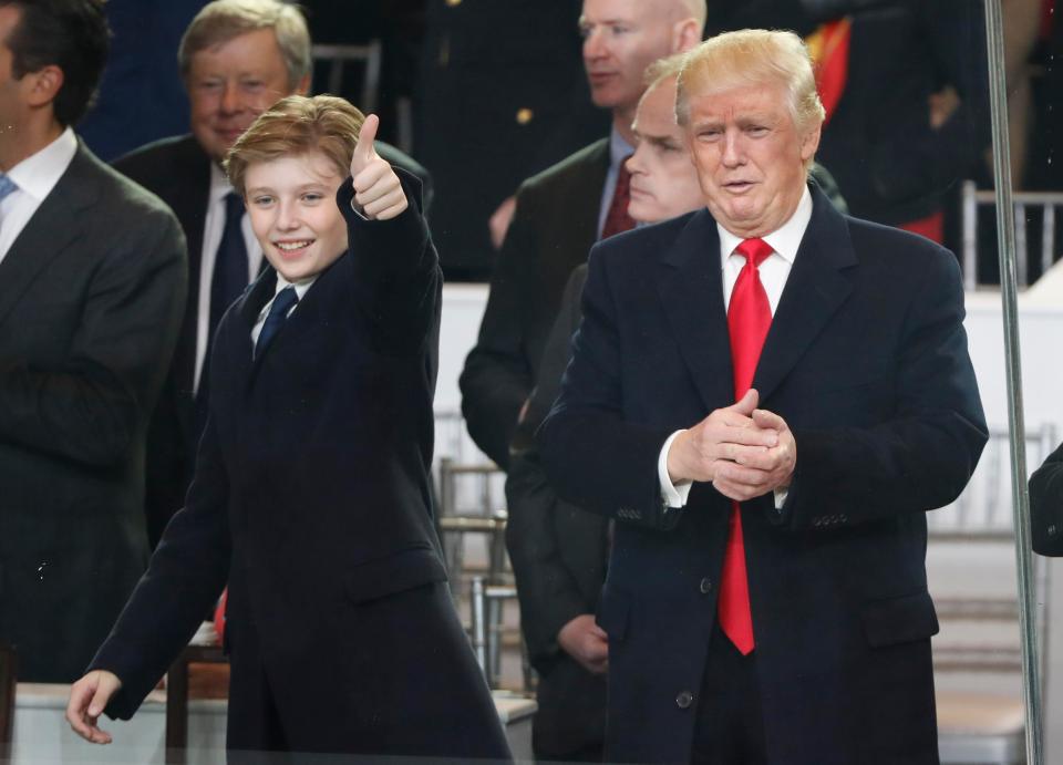 Barron and Donald Trump